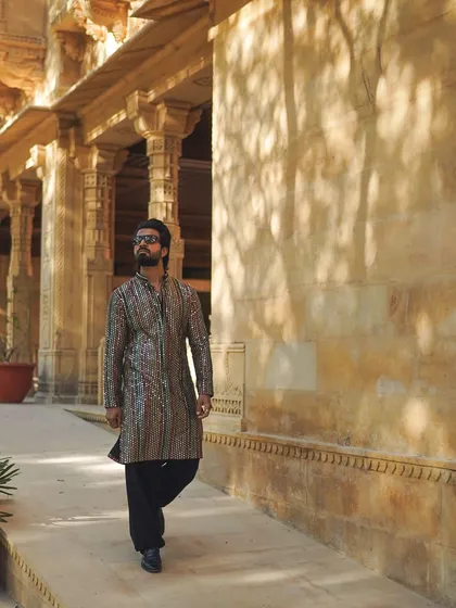 Walking through the palace grounds, feeling like royalty. My work allows me to experience these incredible places.