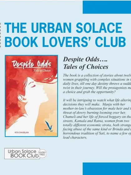 Another book by Rita Chhablani, "Despite Odds," which explores the complex situations faced by twelve different women.