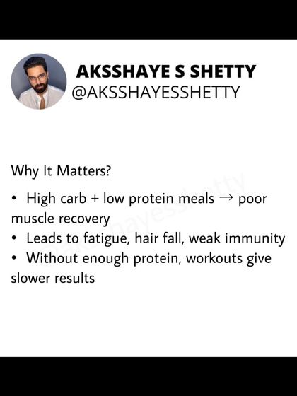Studies show 70-80% of Indians are protein deficient. I provide practical fixes for both vegetarians and non-vegetarians to bridge this gap, as adequate protein is crucial for muscle recovery, immunity, and getting results from your workouts.