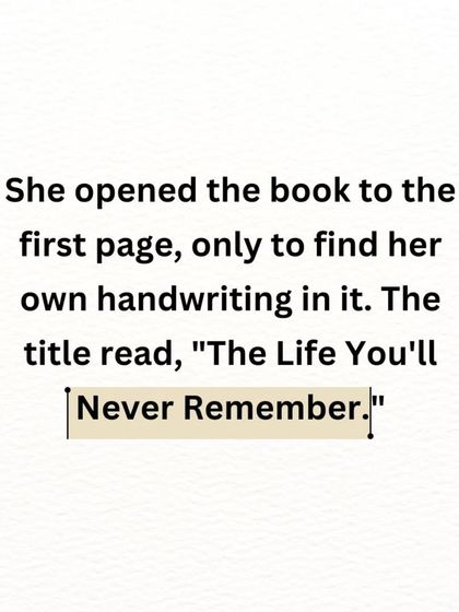 Sometimes the most powerful stories are the shortest. This two-sentence story is an example of an exercise I do with students to practice creating mystery and intrigue with very few words.