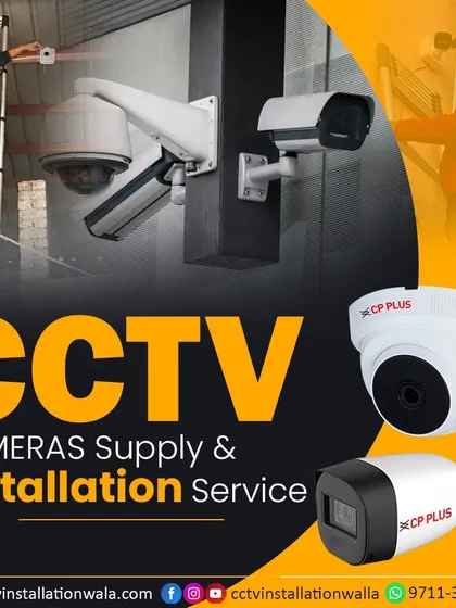 I provide complete supply and installation services for all types of CCTV cameras, including dome and bullet models. Whether for a home or a warehouse, I have the right equipment for the job.