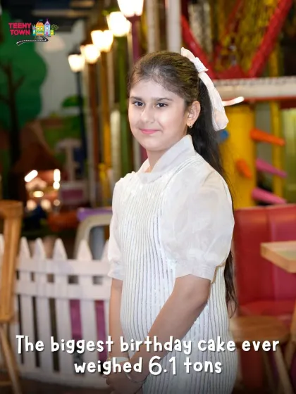 A fun fact about the biggest birthday cake ever. While we might not make one that big, I ensure every cake is special.