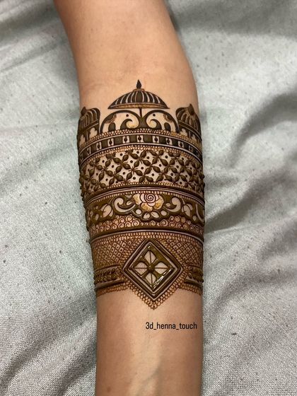3D Henna Touch - Online Mehndi Classes Intricate Arm Bands & Cuffs photo 16