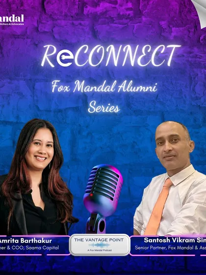 We invite you to listen to our podcast, Reconnect, featuring our alumnus Amrita Barthakur, COO and Partner at Saama Capital, in conversation with our Senior Partner, Santosh Vikram Singh.