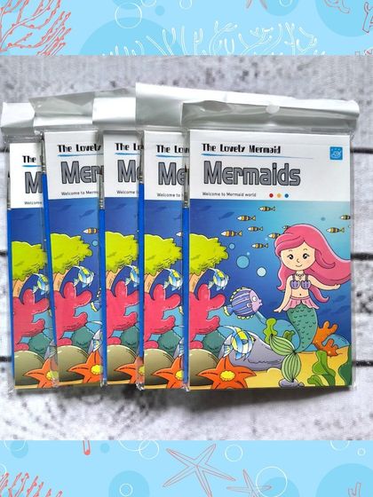 This "The Lonely Mermaids" water coloring book is a mess-free, magical activity. Just add water to the special pen and watch the colors appear.