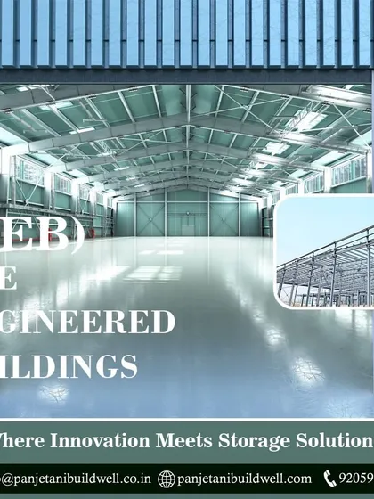 We create innovative storage solutions with our PEB structures. The interior of this pre-engineered building shows the vast, clear-span space that is perfect for warehousing and industrial operations.
