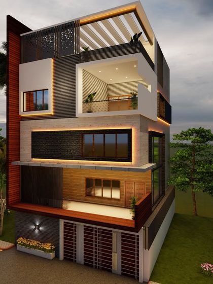 RJ Interiors & Architecture - Design & Build Services Modern Home Exteriors photo 52