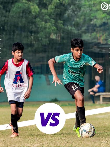 A graphic showing a GSC Blades player versus an Ardee School player, promoting the matchup.