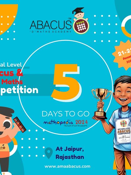 Abacus D Maths Academy - Educational Franchise & Teacher Training Mathopedia: Our Annual Competitions photo 199