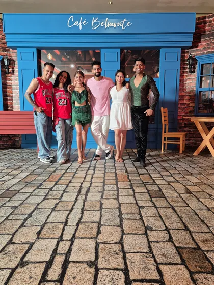 Meet the core team of Delhi Salsa Club. This is us after a successful event for the Canon R5 camera launch in Bangalore. When you hire us, you get a dedicated and professional team of dancers ready to make your event a hit.