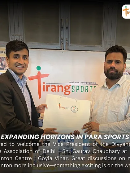 A productive meeting with the Vice President of the Divyang Para Sports Association of Delhi. I am always exploring new ways to make badminton more inclusive.