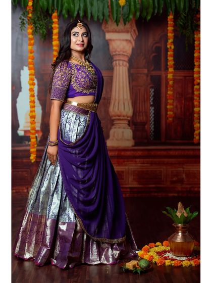 Creative Kalpane - Occasion Wear Rental Elegant Sarees & Half Sarees photo 20