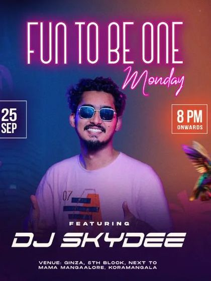 Playing at Ginza for a 'Fun To Be One Monday' ladies' night. I adapt my style to fit the vibe of different clubs.