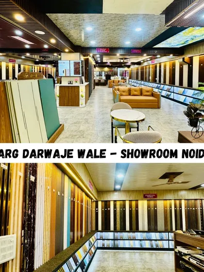 This is our showroom in Noida, a one-stop shop for all your interior needs. We have created a space where you can explore hundreds of wall panel designs, louvers, and decor items to find the perfect match for your home or office.