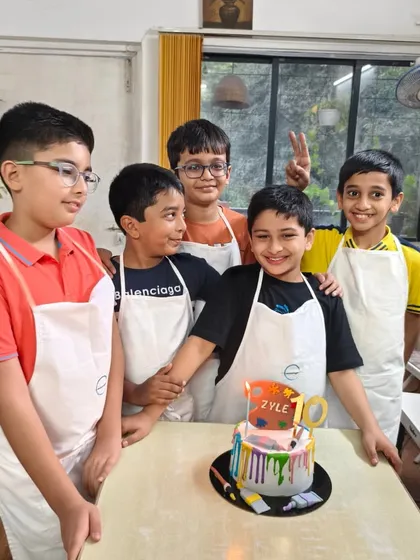 Look at these happy faces. We love hosting kids' birthday parties. It's a fun, creative, and memorable way to celebrate a special day, where kids get to play with clay and take home their own handmade party favors.