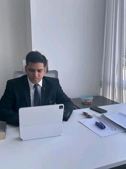 At our Dubai office, which is focused on international legal and taxation advisory. The view of the Burj Khalifa is a constant reminder of the global scale of business.