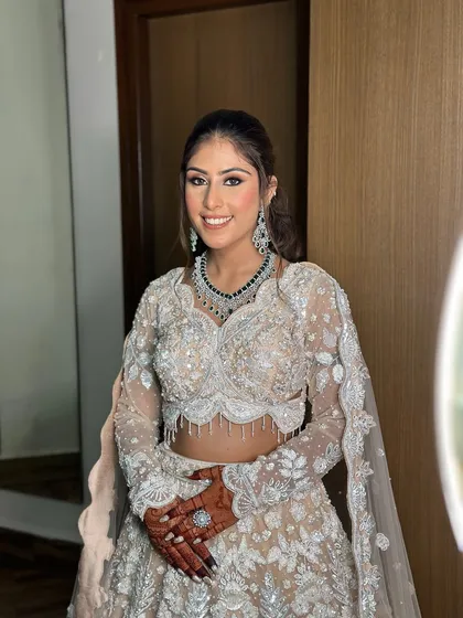 This bride's smile says it all. My goal is to create a look that makes you feel confident and beautiful from the inside out.