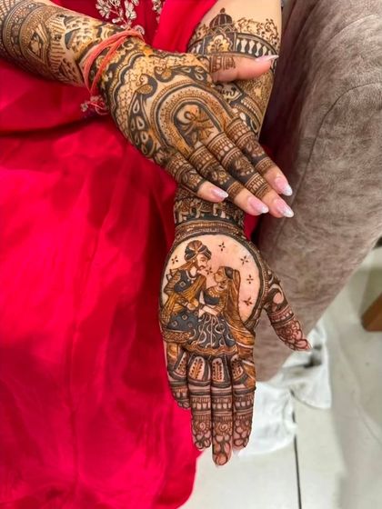 Kanha Mehandi - Bridal Mehndi Custom Storytelling & Portrait Mehndi photo 24