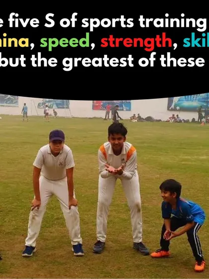We train for stamina, speed, strength, and skill. But the most important element we nurture is spirit. A positive and resilient spirit is what truly makes a great sportsperson.