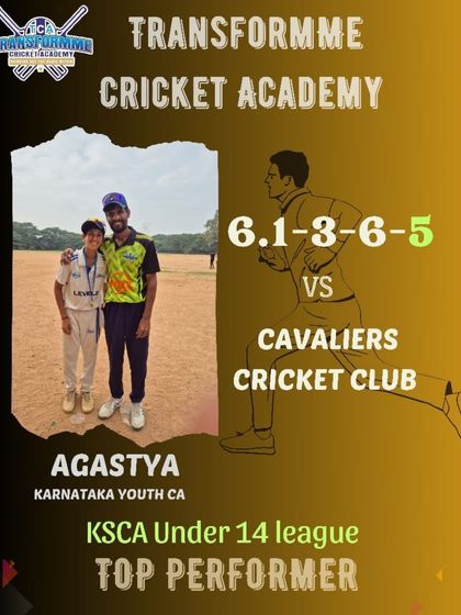 Transform Cricket Academy - Advanced Competitive Cricket Training The Record Breakers: Individual Player Achievements photo 43