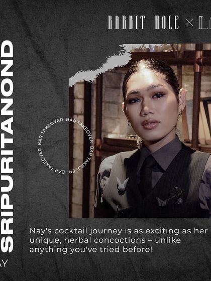 Presenting Nay from Rabbit Hole, whose cocktail journey is as exciting as her unique creations. Her focus on herbal infusions brought a new dimension of flavour to our bar for the night.
