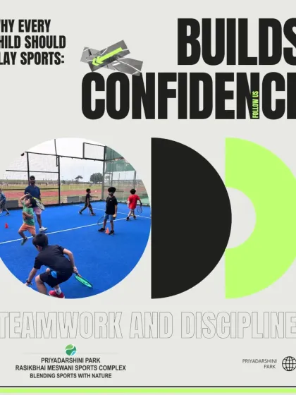 I believe sports are essential for a child's development. Playing tennis builds confidence, teamwork, and discipline, life skills that extend far beyond the court.