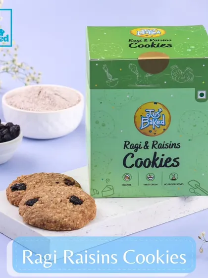 Our Ragi Raisin Cookies are a nutritious and delicious option. Made with wholesome ragi flour, they are a treat you can feel good about.
