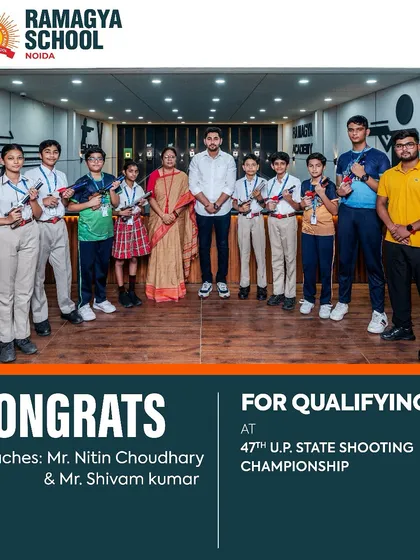 We are incredibly proud of our young champions from Ramagya School who qualified for the 47th U.P. State Shooting Championship. Our coaching is designed to turn potential into podium finishes, and their success is a testament to our shared dedication.