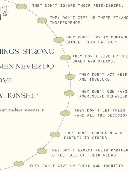 A strong woman in a relationship doesn't lose herself. She maintains her identity, friendships, and dreams. This is a guide to the principles of self-respect and independence that form the foundation of a healthy, balanced partnership.