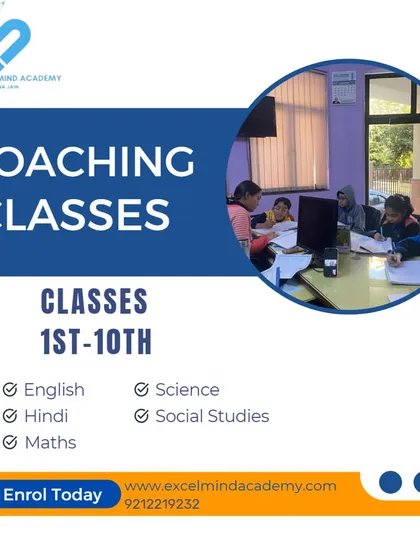A glimpse into our coaching classes for grades 1-10. We focus on creating a supportive environment for students to master subjects like English, Maths, and Science.
