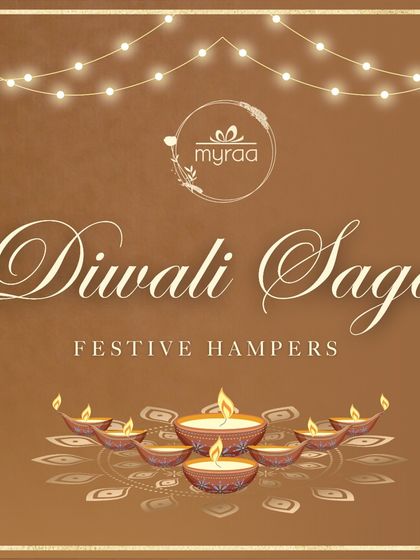 Announcing the Diwali Saga, my collection of festive hampers designed to light up your celebrations.