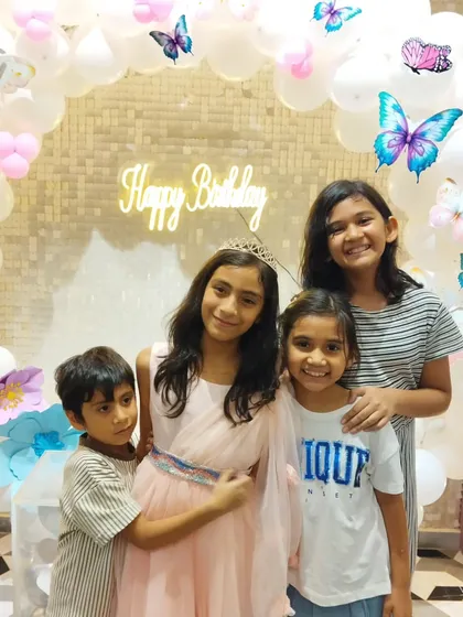 Friends and family celebrating together.