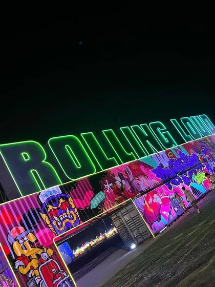 The entrance to Rolling Loud Thailand. Attending the world's biggest hip hop festival was an amazing experience and a huge inspiration.
