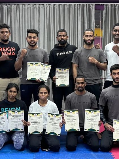 The team with their certificates after a successful run at the Karnataka State Jiu-Jitsu Championship. A great start to the year.
