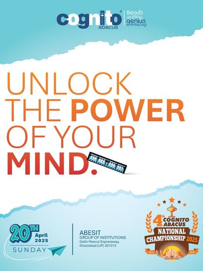 Another promotional poster for the 2025 championship, designed to inspire students. These materials help franchisees communicate the exciting opportunities available to their students.