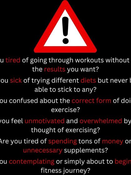 Are you tired of not seeing results? Confused about form? Overwhelmed by the thought of exercising? If you answered yes, I am here to provide guidance.