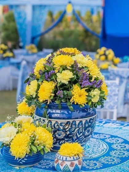 Vibrant Haldi & Mehendi Functions photo 90