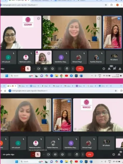 A collage of screenshots from the POSH panel discussion. We covered the latest judgments and discussed the importance of having the will and support system to report incidents, which is as crucial as the law itself.