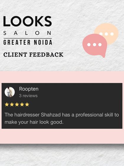 A review highlighting the professional skill of our hairdresser Shahzad in making hair look good.