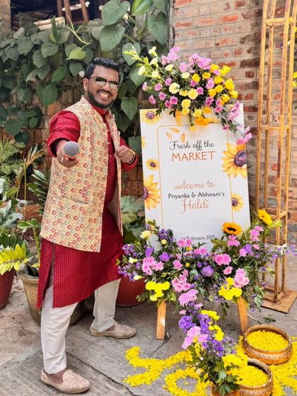 Emcee Pramod - Wedding Emcee & Host Vibrant Haldi & Mehendi Ceremonies photo 13