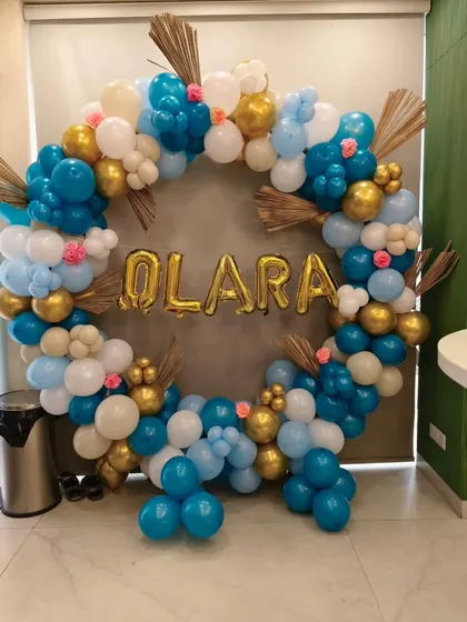 A final look at the "Olara" welcome home setup, showing the rich colors and textures.