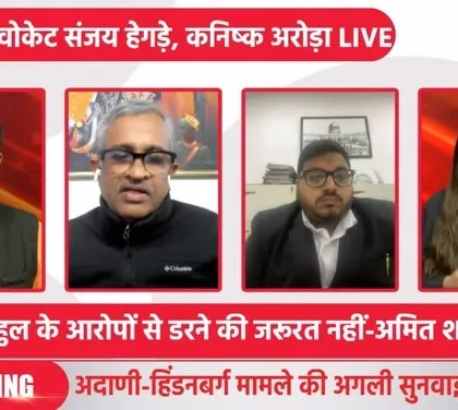 As a legal expert, I often participate in public discourse on critical legal issues. Here I am on a live debate with News Tak, discussing the Supreme Court's directions for an investigation into the Adani Group following the Hindenburg Report.