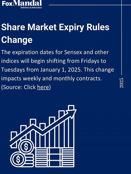 We keep our clients abreast of market-related regulatory changes. This update explains the shift in expiry dates for Sensex and other indices, a key detail for businesses involved in weekly and monthly financial contracts.