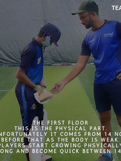 Building the 'Thinking Cricketer' photo 7