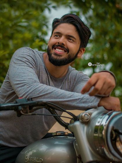 A joyful, candid portrait that captures a moment of pure happiness. These are the shots that truly show someone's character.
