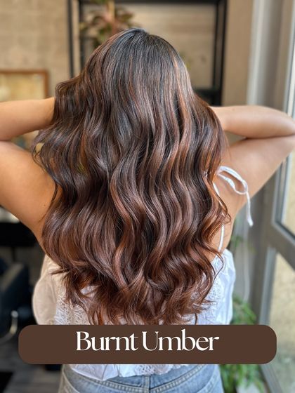 This Burnt Umber color has deep, warm undertones that create a rich and dramatic effect. It's perfect for a bold yet natural look.