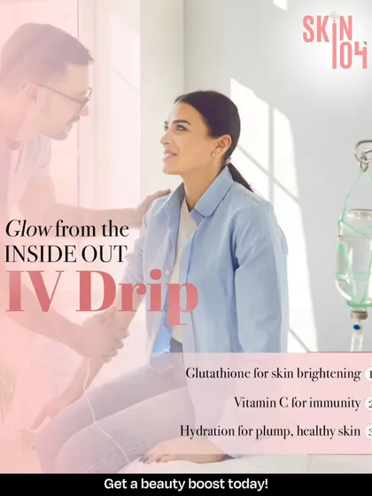 True radiance comes from within. Our IV Drip therapies are designed to give your body a direct boost of essential nutrients. This includes Glutathione for skin brightening, Vitamin C for a stronger immune system, and deep hydration for plump, healthy skin.