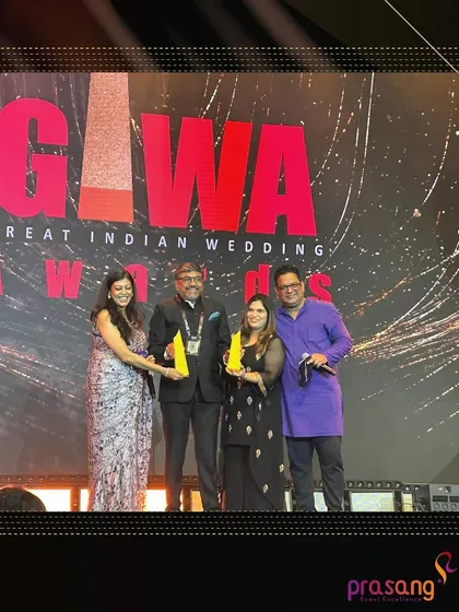 Accepting the Gold award for Best Design at GIWA 2024. This achievement was a collaboration and a result of a shared vision to push creative boundaries.