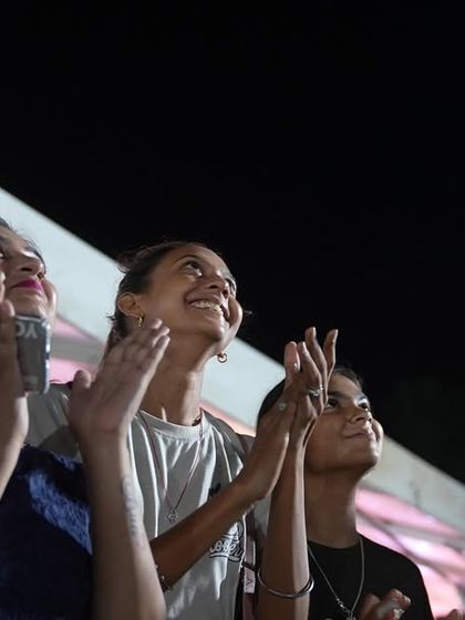 The joy and wonder on the faces of the audience at the Chintpurni Festival in Una. We were thrilled to bring our vibrant drone show to this auspicious occasion.