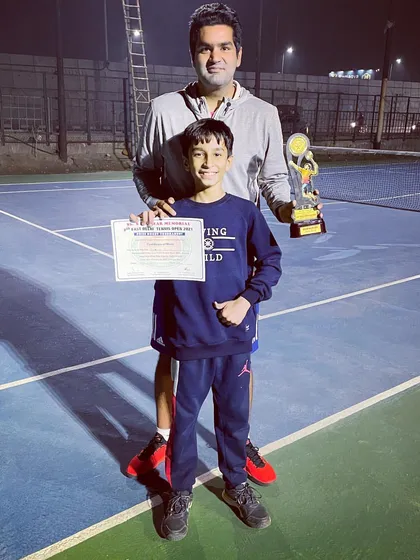 Congratulations to Shaurya Juneja for another strong performance, finishing as the runner-up in the boys Under-12 category at the East Delhi Tennis Open.